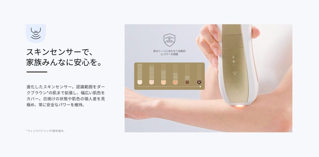 Ulike Air 10 Maxのスキンセンサー機能